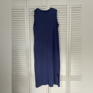 Blue tank maxi dress
